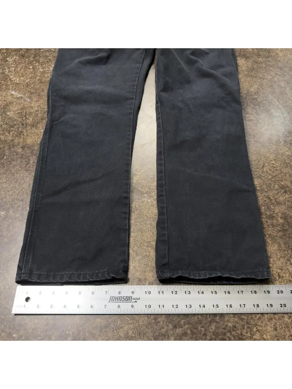 Vintage Dickies Black Work Pants 36x32 Carpenter Utility Workwear